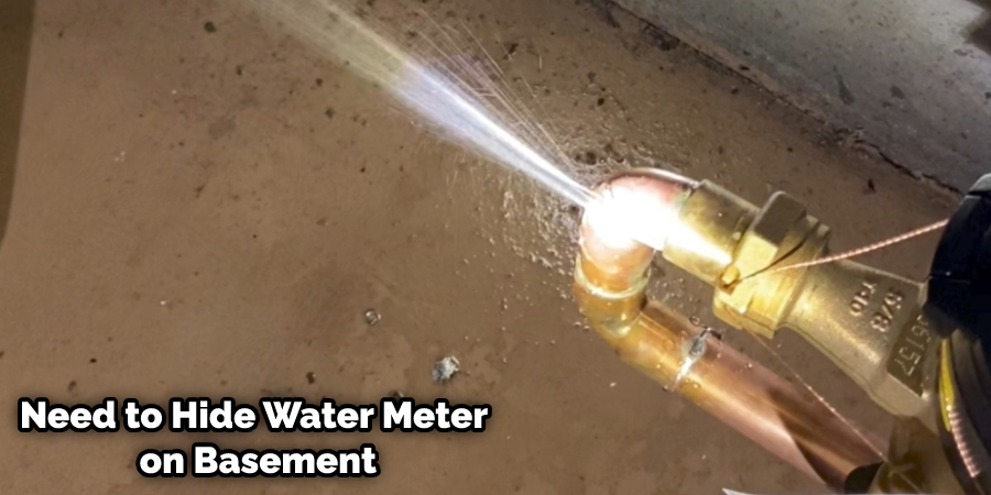 How To Hide Water Meter In Basement