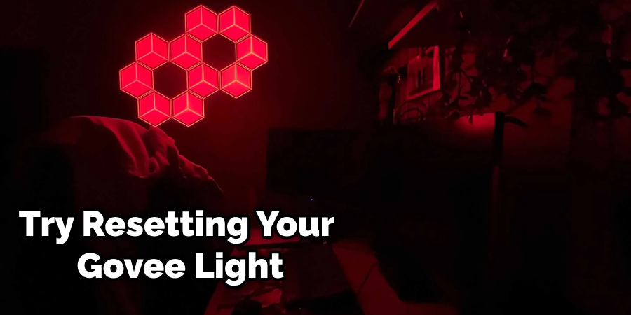 how to reset govee lights